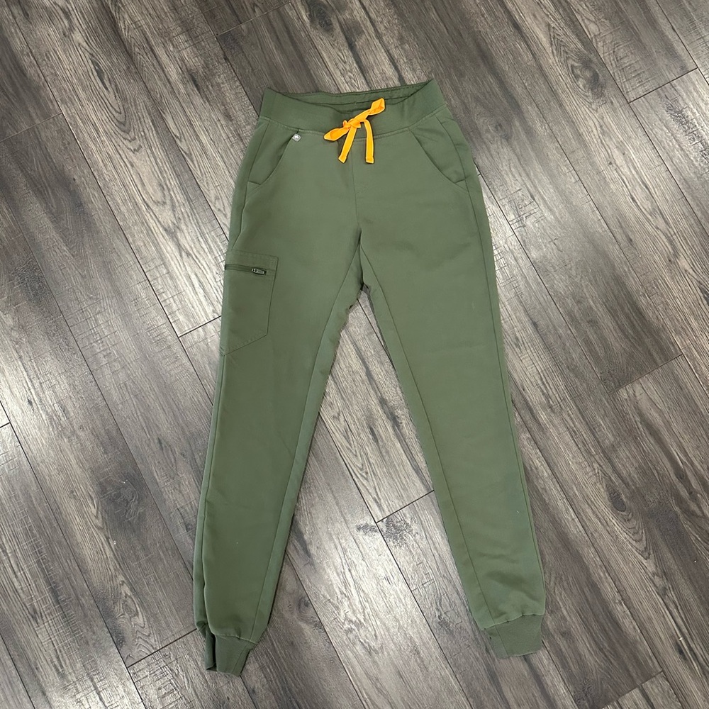 FIGS Moss Green Tall Zamora Jogger Scrub Pants